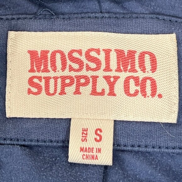Mossimo Supply Co Small Blue  Cotton Blend Jacket Snap Front 30a - Picture 5 of 11